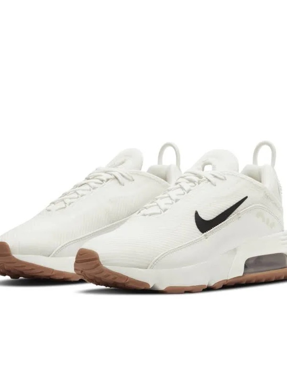 Nike White and Gum Sole Trainers